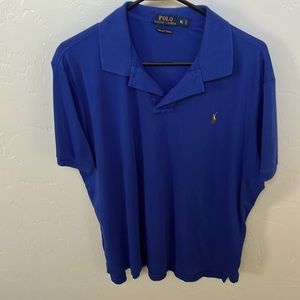 Ralph Lauren polo T-shirt, Blue, Mens XL